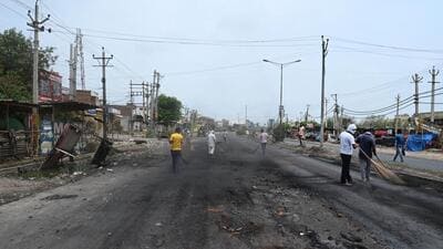 Police said that a total of 55 FIRs have been registered so far in the violence case in which 141 suspects have been arrested. (Parveen Kumar/HT) Police said that a total of 55 FIRs have been registered so far in the violence case in which 141 suspects have been arrested. (Parveen Kumar/HT)