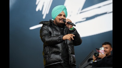 Sidhu Moosewala performing at Crystal Palace in London on September 12, 2021. (Burak Cingi/Redferns) Sidhu Moosewala performing at Crystal Palace in London on September 12, 2021. (Burak Cingi/Redferns)