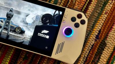 The Asus ROG Ally. (Vishal Mathur/ HT Photo) The Asus ROG Ally. (Vishal Mathur/ HT Photo)