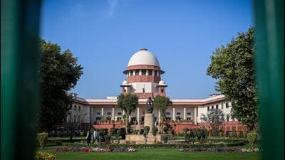 The decision was taken by a three-judge bench headed by Chief Justice of India (CJI) Dhananjaya Y Chandrachud. (HT PHOTO) The decision was taken by a three-judge bench headed by Chief Justice of India (CJI) Dhananjaya Y Chandrachud. (HT PHOTO)