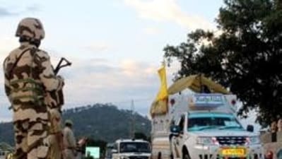 Three Army personnel were killed in an encounter with militants in Jammu and Kashmir’s Kulgam district on Friday, officials said. (ANI File Photo/Representational image) (HT_PRINT) Three Army personnel were killed in an encounter with militants in Jammu and Kashmir’s Kulgam district on Friday, officials said. (ANI File Photo/Representational image) (HT_PRINT)