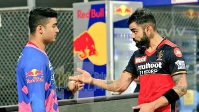 Riyan Parag recalls his conversation with Virat Kohli Riyan Parag recalls his conversation with Virat Kohli