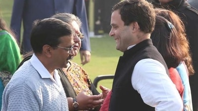 Delhi CM Arvind Kejriwal and Congress leader Rahul Gandhi (File photo) Delhi CM Arvind Kejriwal and Congress leader Rahul Gandhi (File photo)