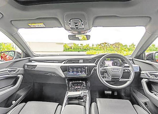 While the drive is smooth, refined and comfortable, the on-board tech is where the Q8 e-tron feels dated. While the drive is smooth, refined and comfortable, the on-board tech is where the Q8 e-tron feels dated.