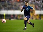 Croatia's Josko Gvardiol in action. Croatia's Josko Gvardiol in action.