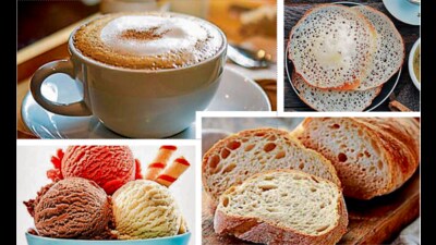 Cappuccino foam, appams, breads and ice-cream are all defined by the bubbles of air that give them their texture and their ability to soak up flavour. (Adobe Stock) Cappuccino foam, appams, breads and ice-cream are all defined by the bubbles of air that give them their texture and their ability to soak up flavour. (Adobe Stock)