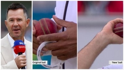 Ricky Ponting had called for an investigation into the ball-change episode during 5th Ashes Test (Reuters-Channel 9-Twitter) Ricky Ponting had called for an investigation into the ball-change episode during 5th Ashes Test (Reuters-Channel 9-Twitter)