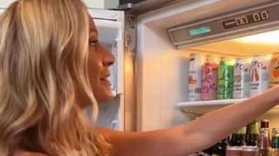 Screengrab of the video in which Gwyneth Paltrow gives her Instagram fans a tour of what's inside her fridge (Instagram) Screengrab of the video in which Gwyneth Paltrow gives her Instagram fans a tour of what's inside her fridge (Instagram)