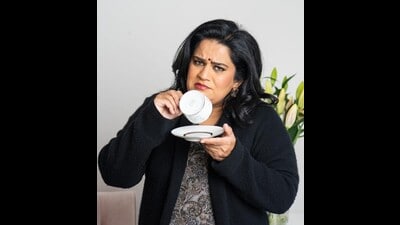 In her comedy, Garg questions why brown women must laugh in secret. Why the archetypal mother-in-law is so awful. She jokes about her kids, her two cultures (Indian and American), her inability to not parent. ‘I don’t think I’m funny. I’m just honest,’ she says. In her comedy, Garg questions why brown women must laugh in secret. Why the archetypal mother-in-law is so awful. She jokes about her kids, her two cultures (Indian and American), her inability to not parent. ‘I don’t think I’m funny. I’m just honest,’ she says.