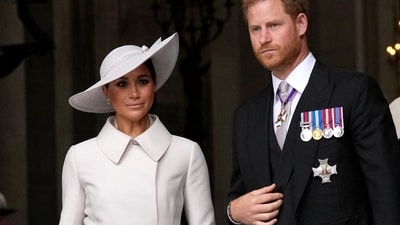 Prince Harry and Meghan Markle, Duke and Duchess of Sussex, have not been invited to join the royal family at Balmoral Castle according to a new report. (AP Photo) Prince Harry and Meghan Markle, Duke and Duchess of Sussex, have not been invited to join the royal family at Balmoral Castle according to a new report. (AP Photo)