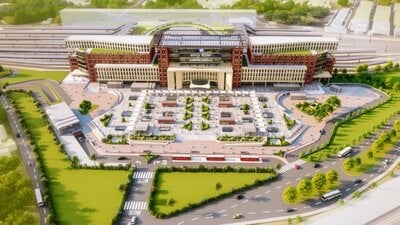 Proposed model for redevelopment of Kanpur Central railway station. (HT Photo) Proposed model for redevelopment of Kanpur Central railway station. (HT Photo)