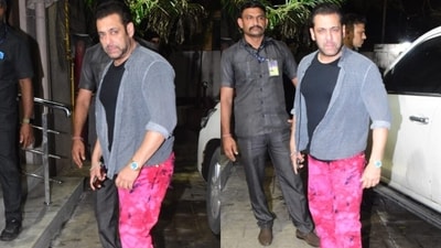 Salman Khan celebrated Arbaaz Khan's birthday. Salman Khan celebrated Arbaaz Khan's birthday.