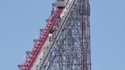 The shocking incident took place at Cedar Point in Sandusky. (Twitter/ @Moluskein) The shocking incident took place at Cedar Point in Sandusky. (Twitter/ @Moluskein)