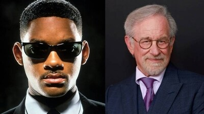 Will Smith in the movie- Men in Black , Steven Spielberg (Getty Images) Will Smith in the movie- Men in Black , Steven Spielberg (Getty Images)