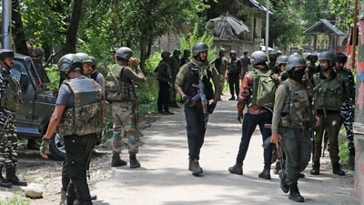 Patrolling party attacked in J-K's Kulgam. (ANI / Representative image) Patrolling party attacked in J-K's Kulgam. (ANI / Representative image)