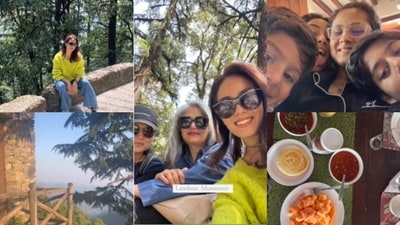 Mira Rajput shared a post from her family holiday. Mira Rajput shared a post from her family holiday.