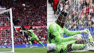 Onana was given a rather brutal welcome in his first ever home match for Manchester United