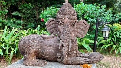 A unique Ganesha statue spotted by Samantha at the place. Samantha will now be seen in a Telugu film Kushi, alongside Vijay Deverakonda. It is scheduled to release on September 1. A unique Ganesha statue spotted by Samantha at the place. Samantha will now be seen in a Telugu film Kushi, alongside Vijay Deverakonda. It is scheduled to release on September 1. 