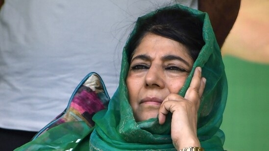 Peoples Democratic Party (PDP) chief Mehbooba Mufti. (ANI file)