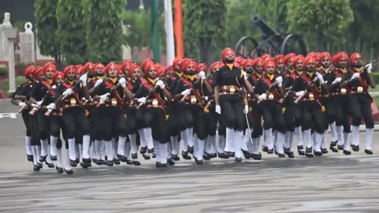 While marching during the parade, the passing-out batch was observed singing a Punjabi motivational song, “Chal Jawana Daur”. (ANI)