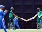 Pakistan A Saim Ayub and Sahibzada Farhan during the Final match against India A of ACC Mens Emerging Teams Asia Cup 2023, at R. Premadasa Stadium