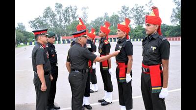 A total of 164 Agniveers graduated after 31 weeks of training. (HT Photo)