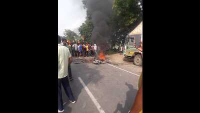 According to police, those who misbehaved with the kanwarias are being identified. (HT Photo)