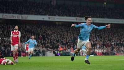 Manchester City pipped Arsenal to the 2022-23 Premier League title. (AP) Manchester City pipped Arsenal to the 2022-23 Premier League title. (AP)