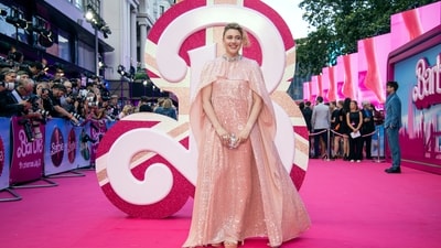 FILE - Greta Gerwig arrives at the premiere of "Barbie" on Wednesday, July 12, 2023, in London. (Vianney Le Caer/Invision/AP) FILE - Greta Gerwig arrives at the premiere of "Barbie" on Wednesday, July 12, 2023, in London. (Vianney Le Caer/Invision/AP)