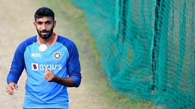 India's Jasprit Bumrah prepares to bowl in nets (AFP) India's Jasprit Bumrah prepares to bowl in nets (AFP)