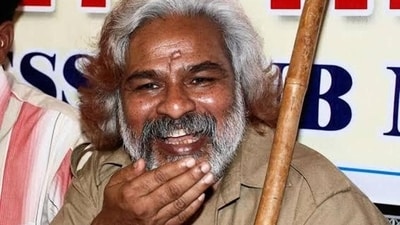 Gummadi Vithal Rao, alias Gaddar. (File Photo)