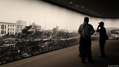 Nuclear bombing survivors speak often at the Hiroshima Peace Memorial Museum, where images of the devastated city are exhibited. (Aimie Eliot/DW) Nuclear bombing survivors speak often at the Hiroshima Peace Memorial Museum, where images of the devastated city are exhibited. (Aimie Eliot/DW)