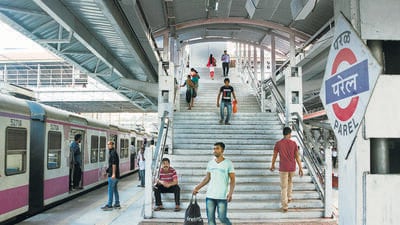Mumbai, India - March 2, 2019: Ongoing construction work at Parel Station in Mumbai, India, on Saturday, March 2, 2019. (Photo by Samson Tupdal/Hindustan Times) (Samson Tupdal/HT Photo) Mumbai, India - March 2, 2019: Ongoing construction work at Parel Station in Mumbai, India, on Saturday, March 2, 2019. (Photo by Samson Tupdal/Hindustan Times) (Samson Tupdal/HT Photo)