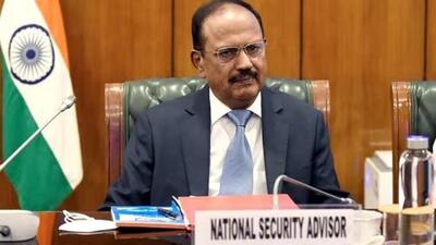 NSA Ajit Doval addressed the conference on Ukraine hosted by Saudi Arabia in Jeddah. (File Photo) NSA Ajit Doval addressed the conference on Ukraine hosted by Saudi Arabia in Jeddah. (File Photo)