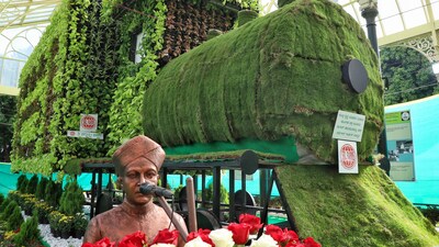 In his speech, Siddaramaiah highlighted the historical importance of the botanical garden and appreciated the efforts of Kengal Hanumanthaiah in expanding the botanical garden to cover a sprawling 240 acres. (PTI) In his speech, Siddaramaiah highlighted the historical importance of the botanical garden and appreciated the efforts of Kengal Hanumanthaiah in expanding the botanical garden to cover a sprawling 240 acres. (PTI)