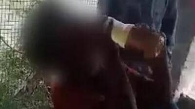 The boys were subjected to inhuman torture on suspicion of them being involved in theft at a poultry farm. (Video grab) The boys were subjected to inhuman torture on suspicion of them being involved in theft at a poultry farm. (Video grab)