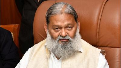 The remarks by Anil Vij has apparently brought his displeasure over not being kept in the loop on the issue. Vij has the responsibility of law and order, but does not have the CID under him which comes under the chief minister Manohar Lal Khattar.On Friday, Vij had said he did not have information about any intelligence input on a possible build-up of tension in the wake of the VHP procession that was attacked in Nuh district by mobs on July 31. (Ht File Photo) The remarks by Anil Vij has apparently brought his displeasure over not being kept in the loop on the issue. Vij has the responsibility of law and order, but does not have the CID under him which comes under the chief minister Manohar Lal Khattar.On Friday, Vij had said he did not have information about any intelligence input on a possible build-up of tension in the wake of the VHP procession that was attacked in Nuh district by mobs on July 31. (Ht File Photo)