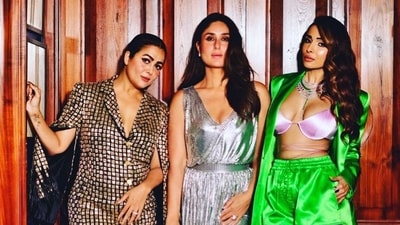 Kareena, Malaika Arora and Amrita Arora are the ultimate BFFs of B-town. The trio are often spotted together hanging out in the city and attending parties. (Instagram/@kareenakapoorkhan) Kareena, Malaika Arora and Amrita Arora are the ultimate BFFs of B-town. The trio are often spotted together hanging out in the city and attending parties. (Instagram/@kareenakapoorkhan)