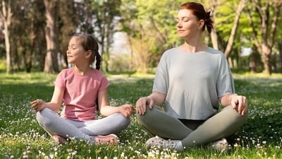 2. Start with simple breathing exercises: Parents should encourage their children to take a few moments each day to focus on their breath and pay attention to the sensations of inhaling and exhaling. This could be the foundation of developing mindfulness. It will also help them develop a sense of calmness. (Freepik) 2. Start with simple breathing exercises: Parents should encourage their children to take a few moments each day to focus on their breath and pay attention to the sensations of inhaling and exhaling. This could be the foundation of developing mindfulness. It will also help them develop a sense of calmness. (Freepik)