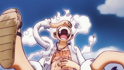 Luffy's Gear 5 debut wows fans as he battles Kaido in Episode 1071. The clash intensifies in Episode 1072, set to release on August 13 (9:30 a.m. JST) in Japan. (Toei Animation) Luffy's Gear 5 debut wows fans as he battles Kaido in Episode 1071. The clash intensifies in Episode 1072, set to release on August 13 (9:30 a.m. JST) in Japan. (Toei Animation)