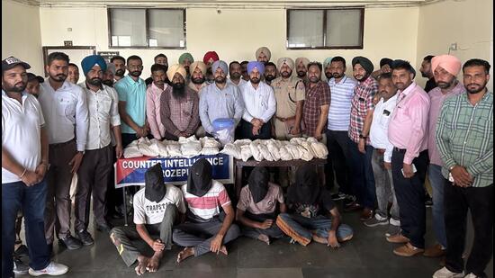 All accused were arrested in Megha Palla village of Ferozepur (HT)