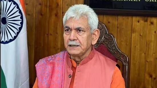 Jammu and Kashmir lieutenant governor Manoj Sinha (ANI File Photo)
