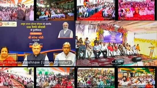 Several Union Ministers, Chief Ministers and Governors also joined the ceremony from their respective states.&nbsp;(PTI)