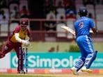 Sanju Samson is out stumped during the 2nd T20I. Sanju Samson is out stumped during the 2nd T20I.