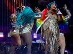 FILE PHOTO: Lizzo performs at the Glastonbury Festival site in Somerset, Britain, June 24, 2023. REUTERS/Jason Cairnduff/File Photo