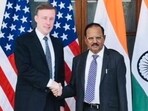 Indian National Security Advisor Ajit Doval and US NSA Jake Sullivan Indian National Security Advisor Ajit Doval and US NSA Jake Sullivan