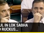 Rahul In Lok Sabha Rahul In Lok Sabha