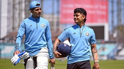 Ishan Kishan and Shubman Gill during a practice session (ICC Twitter) Ishan Kishan and Shubman Gill during a practice session (ICC Twitter)