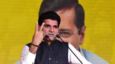Aam Aadmi Party Gujarat unit chief Isudan Gadhvi. (File Photo) Aam Aadmi Party Gujarat unit chief Isudan Gadhvi. (File Photo)