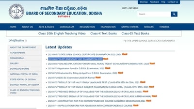 Odisha Class 10th supplementary result 2023 exam out at bseodisha.ac.in Odisha Class 10th supplementary result 2023 exam out at bseodisha.ac.in